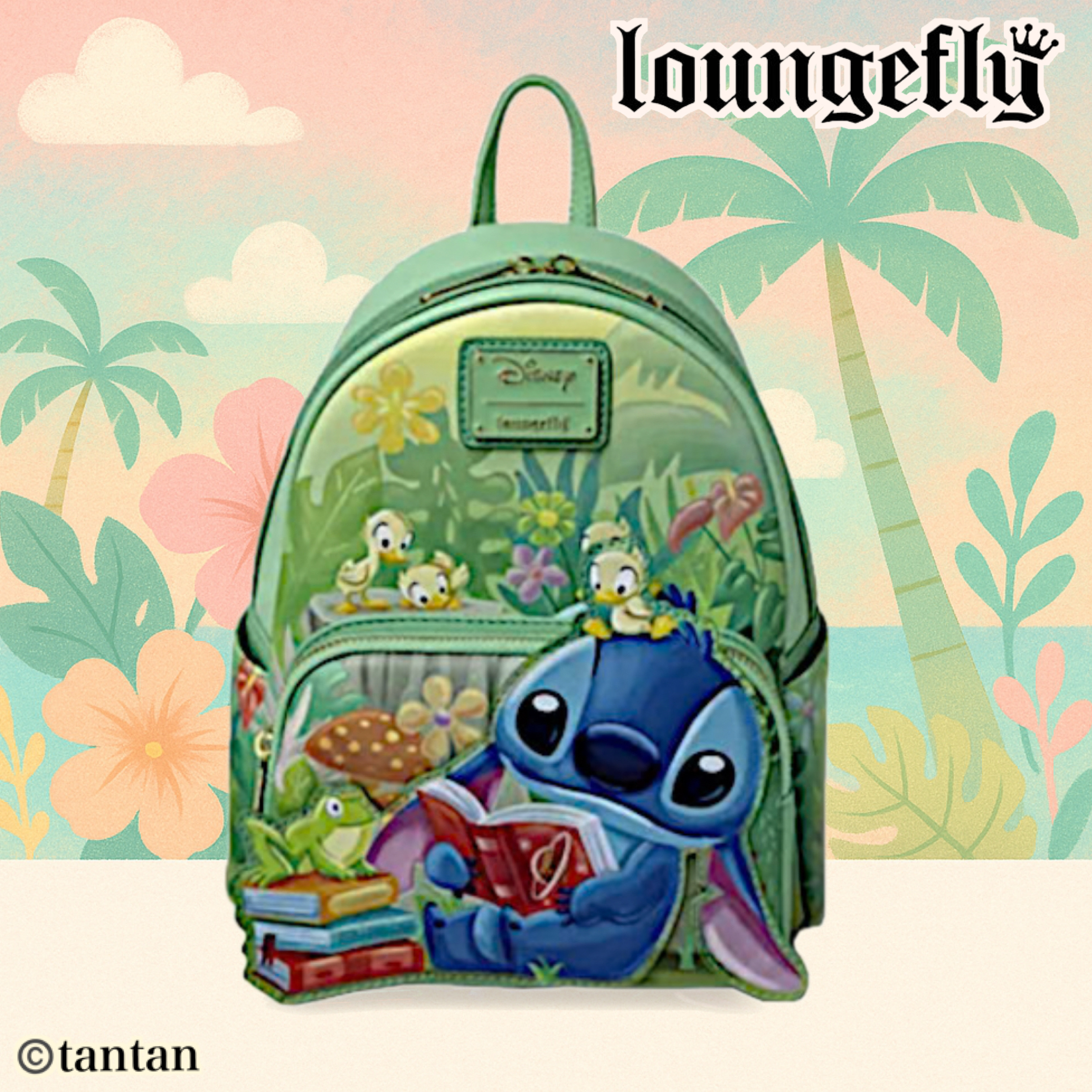 ラウンジフライ loungefly リロ&スティッチ 読者 リュック