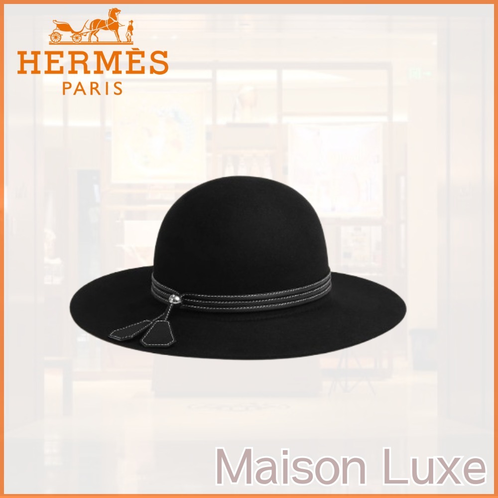【HERMES】ハット Betty Ex-Libris 帽子