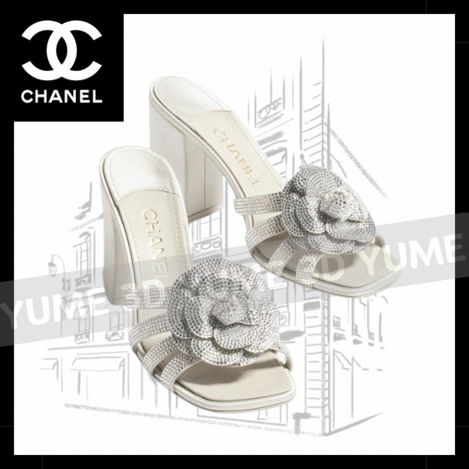 CHANEL♡新作♡煌めくカメリア♡ミュール♡