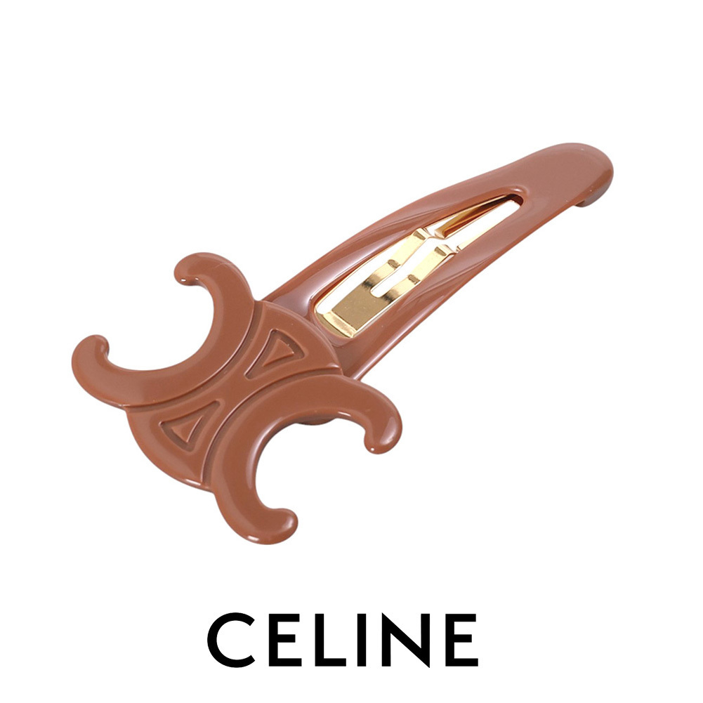 セリーヌ／CELINE ”ラージ スナップ ヘアクリップ”ヘアアクセ