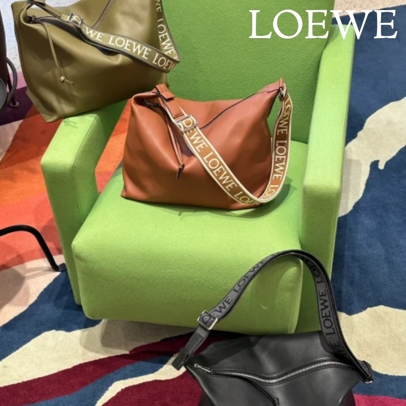 LOEWE ロゴストラップ CUBI クロスボディバッグ