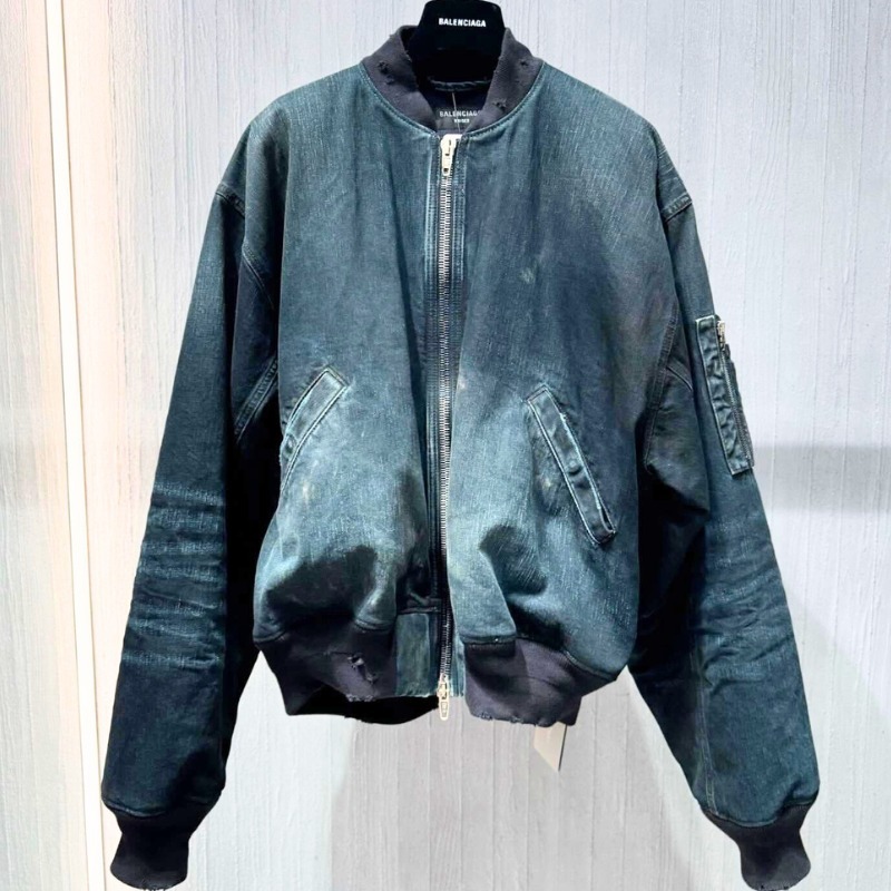 大人シンプル◆BALENCIAGA RODEO デニム ボンバージャケット