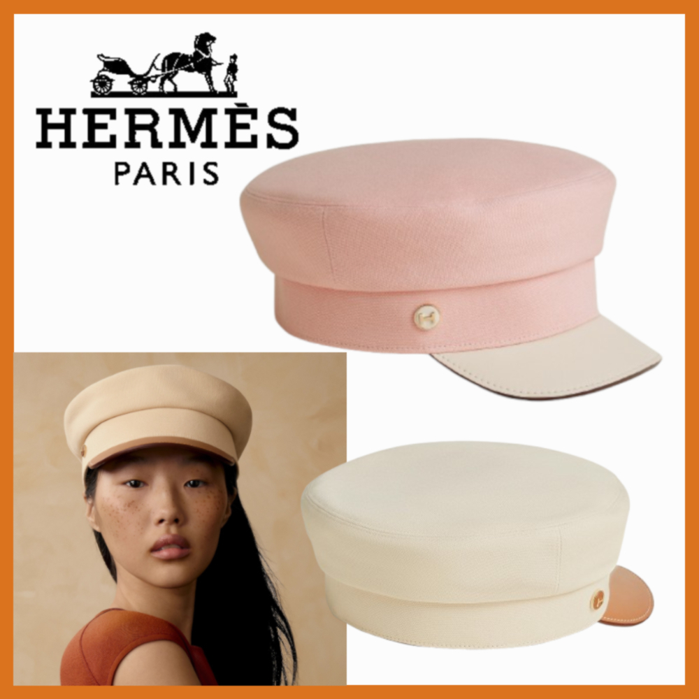 【大人カジュアルなデザイン☆】HERMES GiuliettaCode キャップ