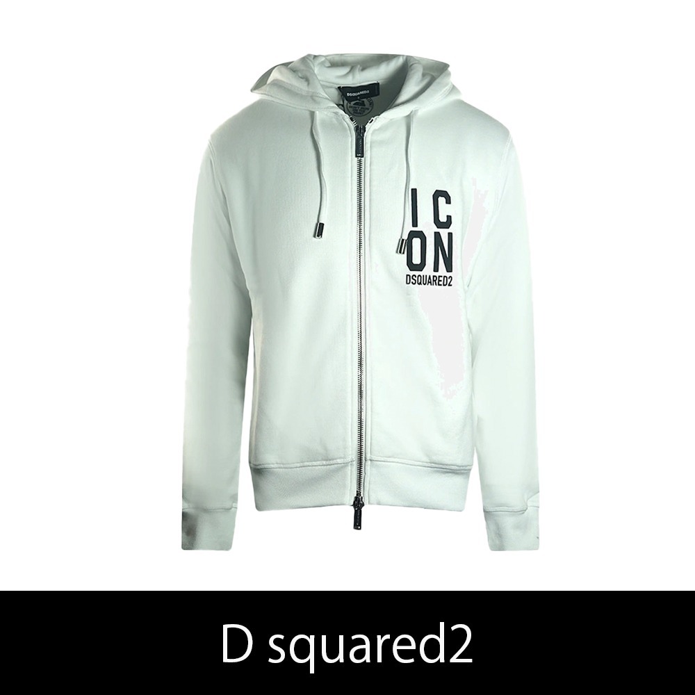 D squared2★アイコンロゴ ジップアップ パーカー★送関込