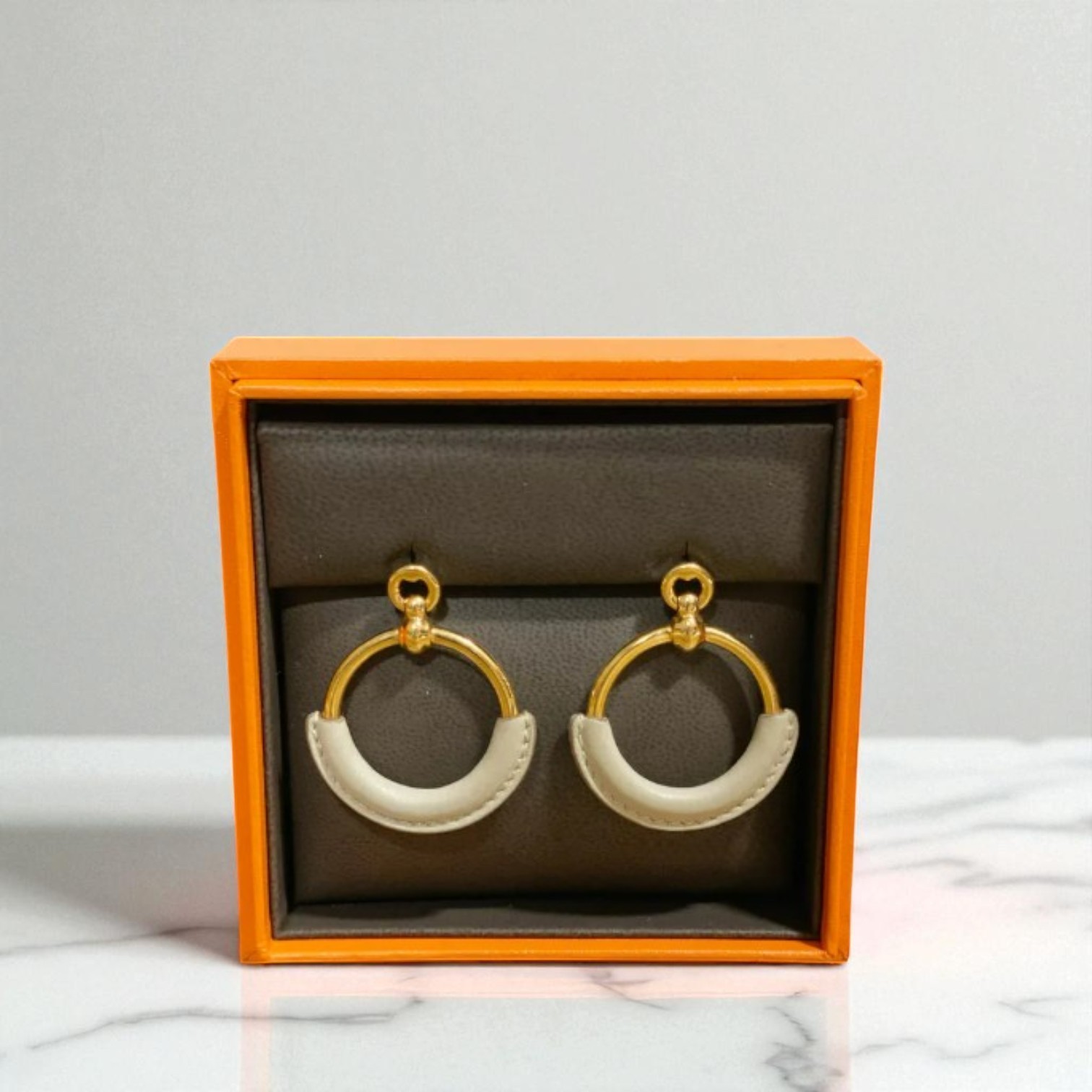 【Hermes】エルメス★ loopearrings★ループピアス【ランク：A】