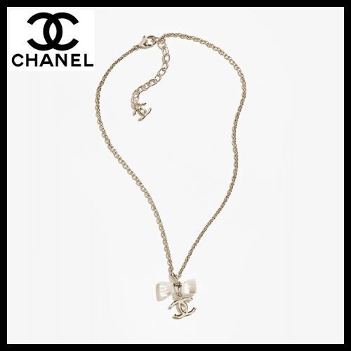 **クリアリボンが可愛すぎる◎**【CHANEL】ネックレス