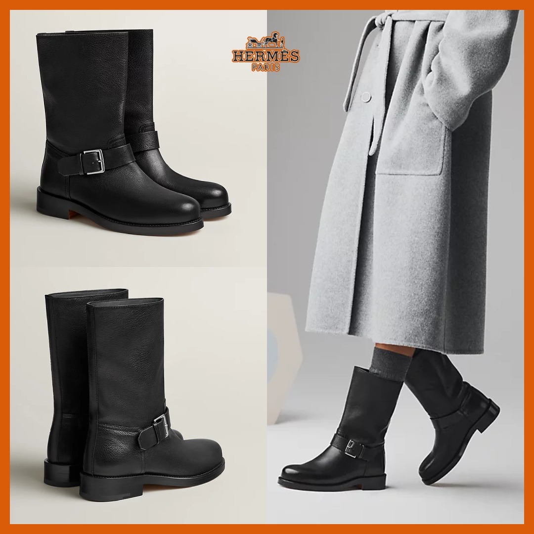 アルビオンバックル【HERMES】Leo アンクルブーツ
