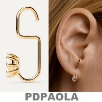 【SALE】限定◆PDPAOLA ラインストーン付きフック型ピアス単品◆