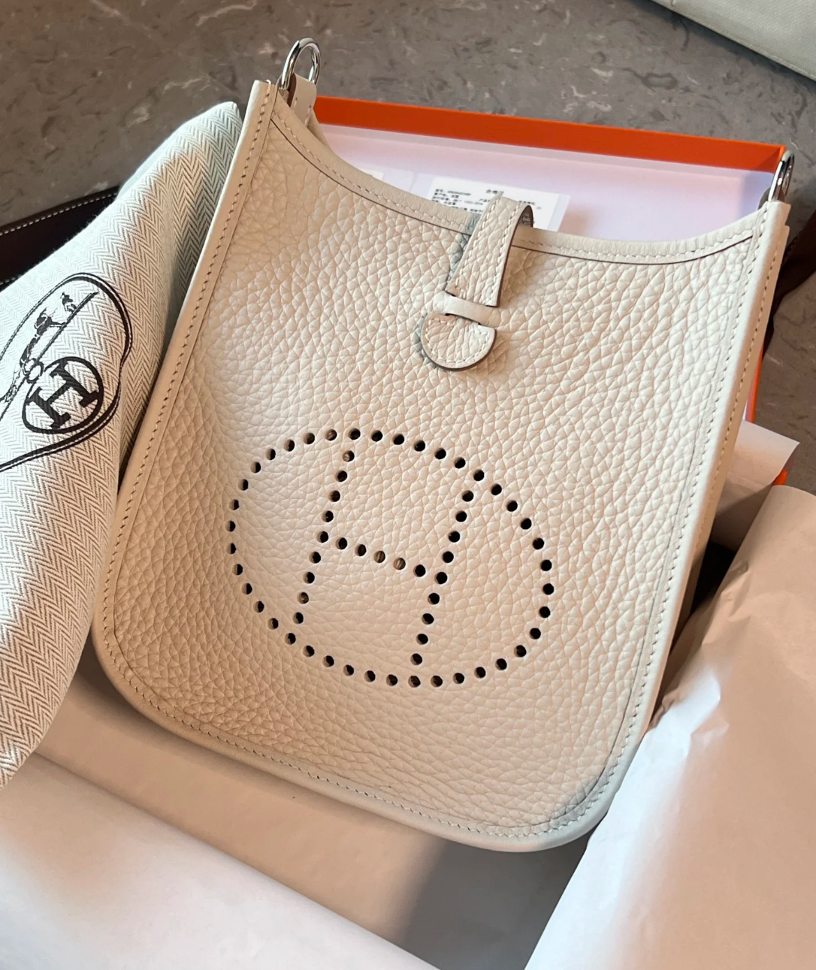 【HERMES】エヴリンTPM/ナタ/シルバー金具