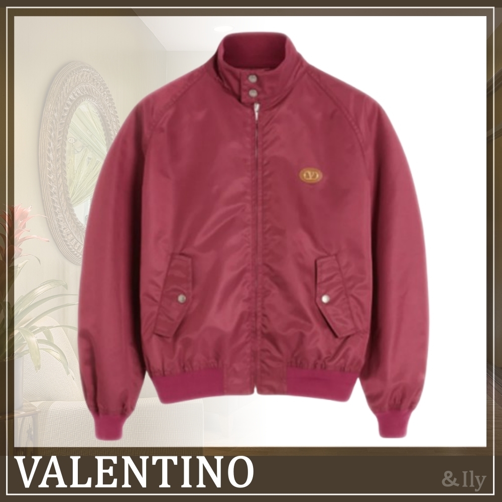 【送関込】VALENTINO☆ヴァレンティノ Blouson with vlogo patch