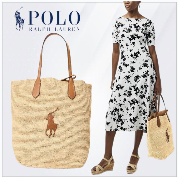 【POLO RALPH LAUREN】ポロナチュラルトートLd53