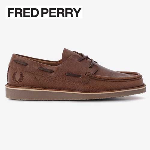 【FRED PERRY】MEADEN LEATHER(WHISKY BROWN)R6739