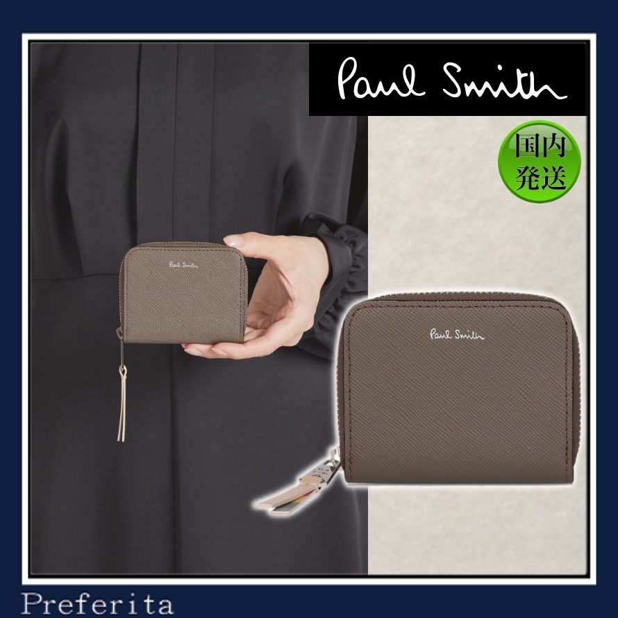 【Paul Smith】スワールプラー コインケース サフィアーノレザー