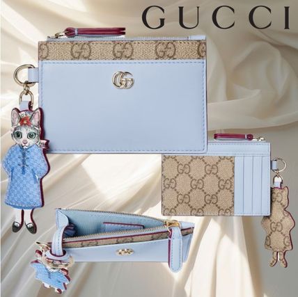 日本限定**GUCCI**ヒグチユウコ バイカラー キーケース 日本限定 ヒグチユウコ バイカラー キーケース ベージュ＆ライト