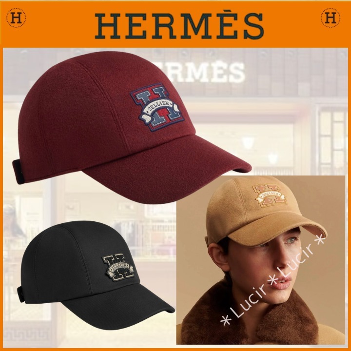 洗練さと共に☆HERMES キャップ 《デイヴィス・Hセリエ》