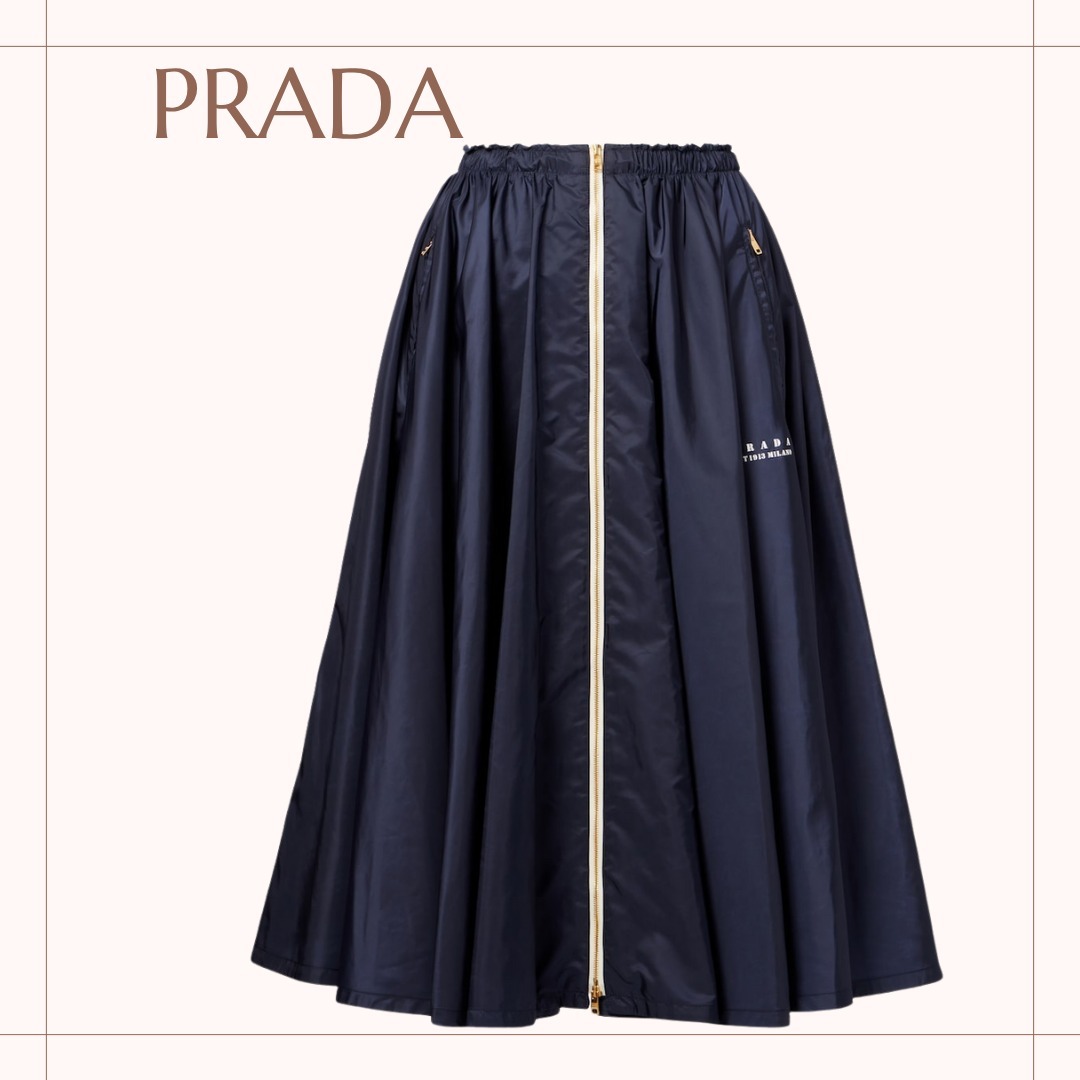 PRADA 早い者勝ち☆リナイロンミディスカート