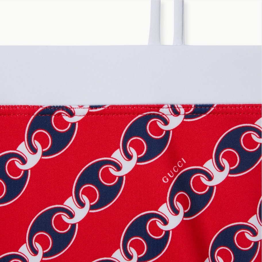 GUCCI《プリントストレッチジャージー スイムスーツ》DHL 直営店