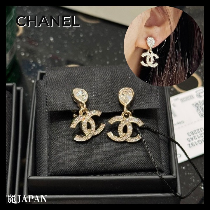 2025A♡【CHANEL】イヤリング ココマーク