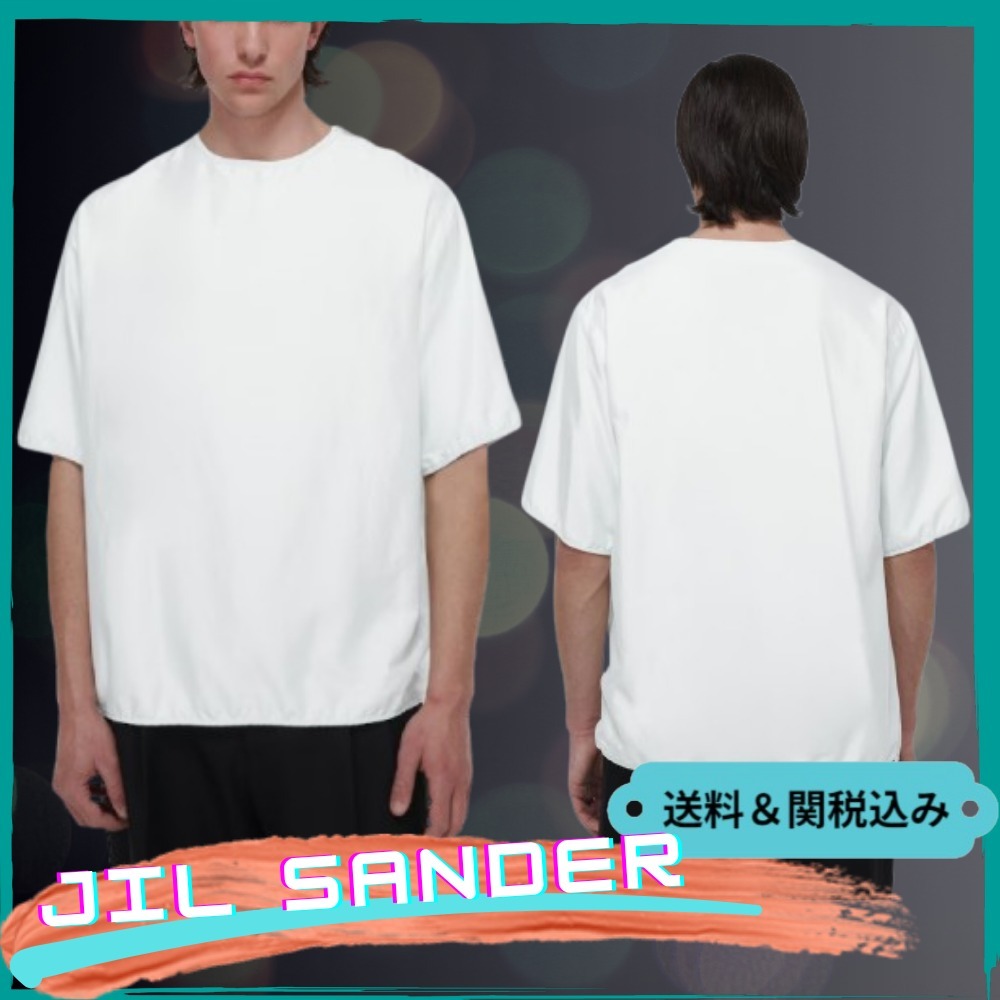 【Jil Sander】Blouson シルク混Tシャツ