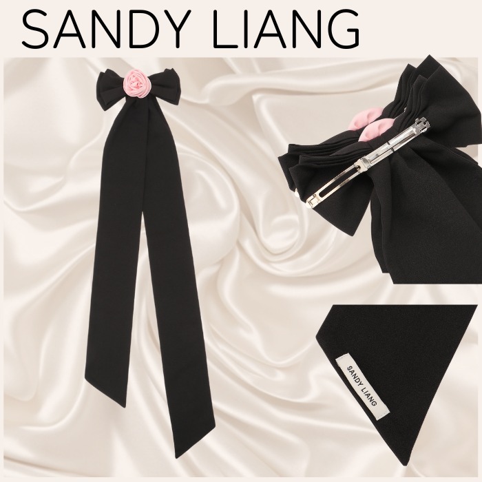 SANDY LIANG サンディリアン ローズ バレッタ