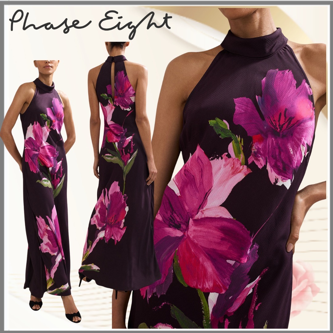 【Phase Eight】マルセラ サテンドレス