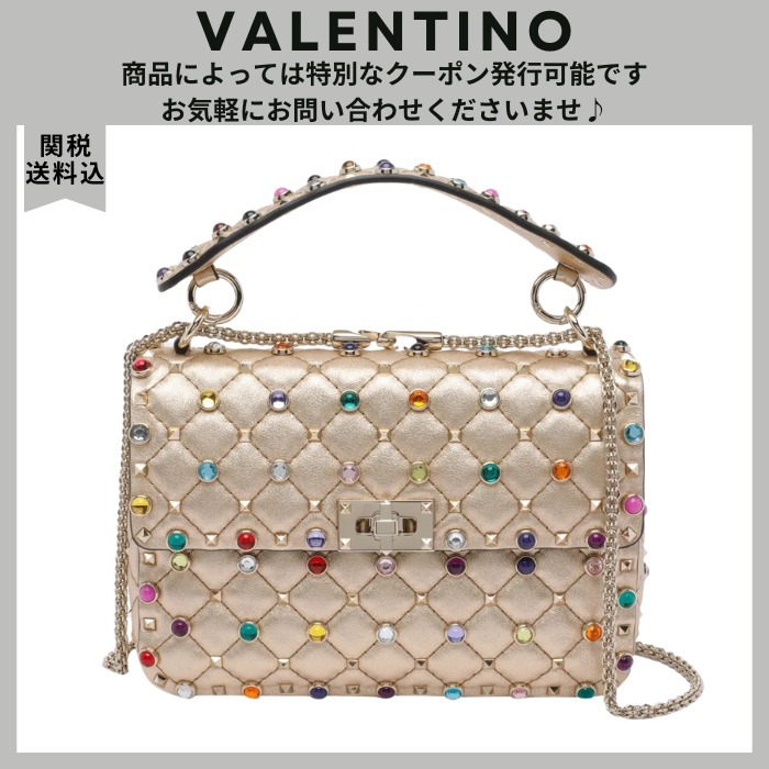 VIP価格.VALENTINO ROCKSTUD SPIKE ミディアム バッグ 関税込み