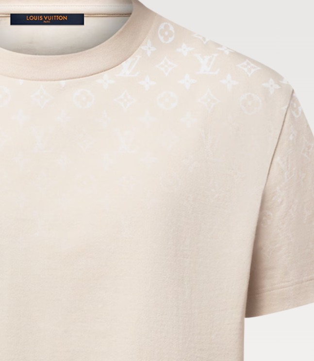 Louis Vuitton《モノグラム グラディエントTシャツ》Beige 直営