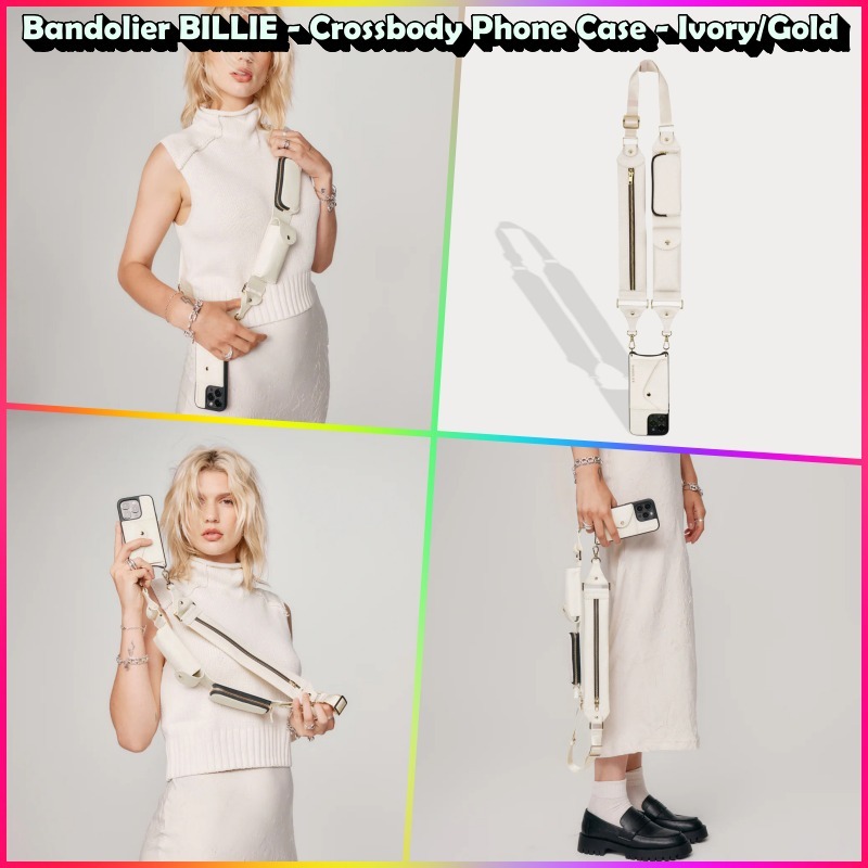 ★Bandolier★BILLIE - X-body iPhone Case★Ivory/Gold