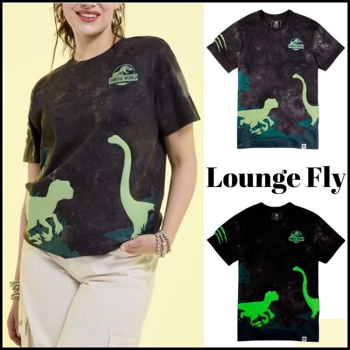 【LOUNGEFLY】★Tシャツ★ Jurassic World Jungle Scene Unisex