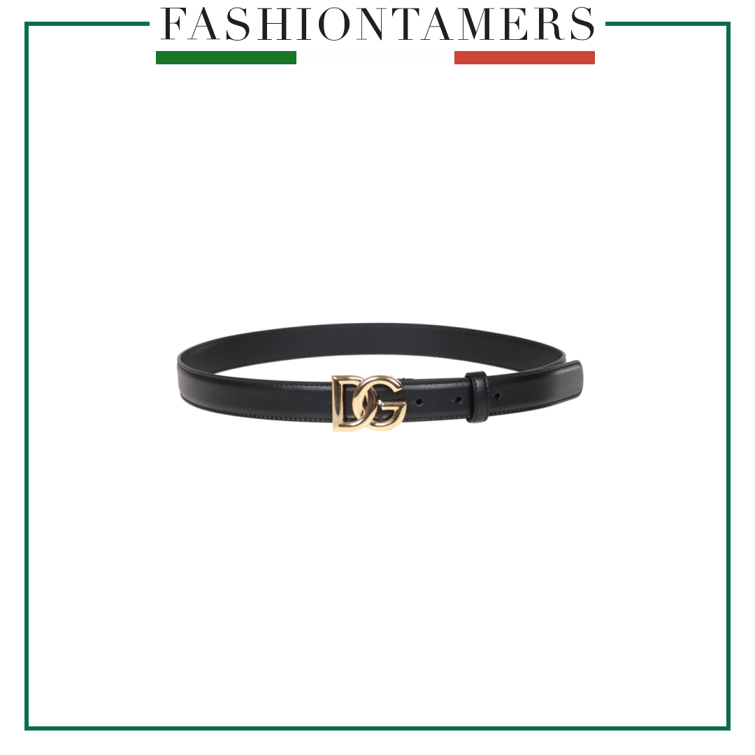 ベルト Dolce & Gabbana BE1447 AW576 80999** Belts belt in calfskin