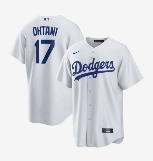 Tシャツ・カットソー Nike MLB LA Dodgers Shohei Ohtani Home Replica Jersey