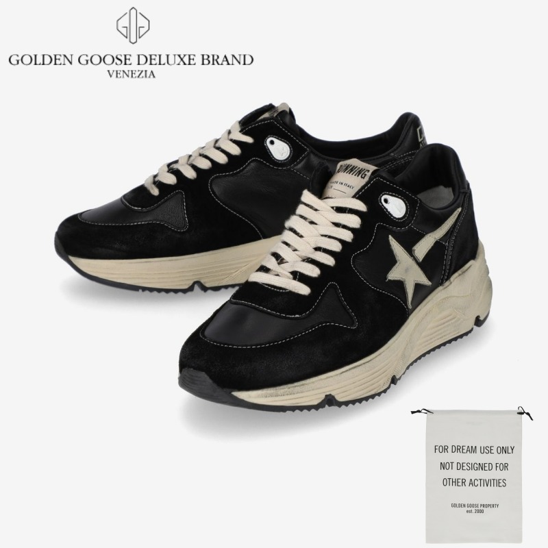 Golden Goose★25SS 超新作★Running Sole Panel Sneakers Black