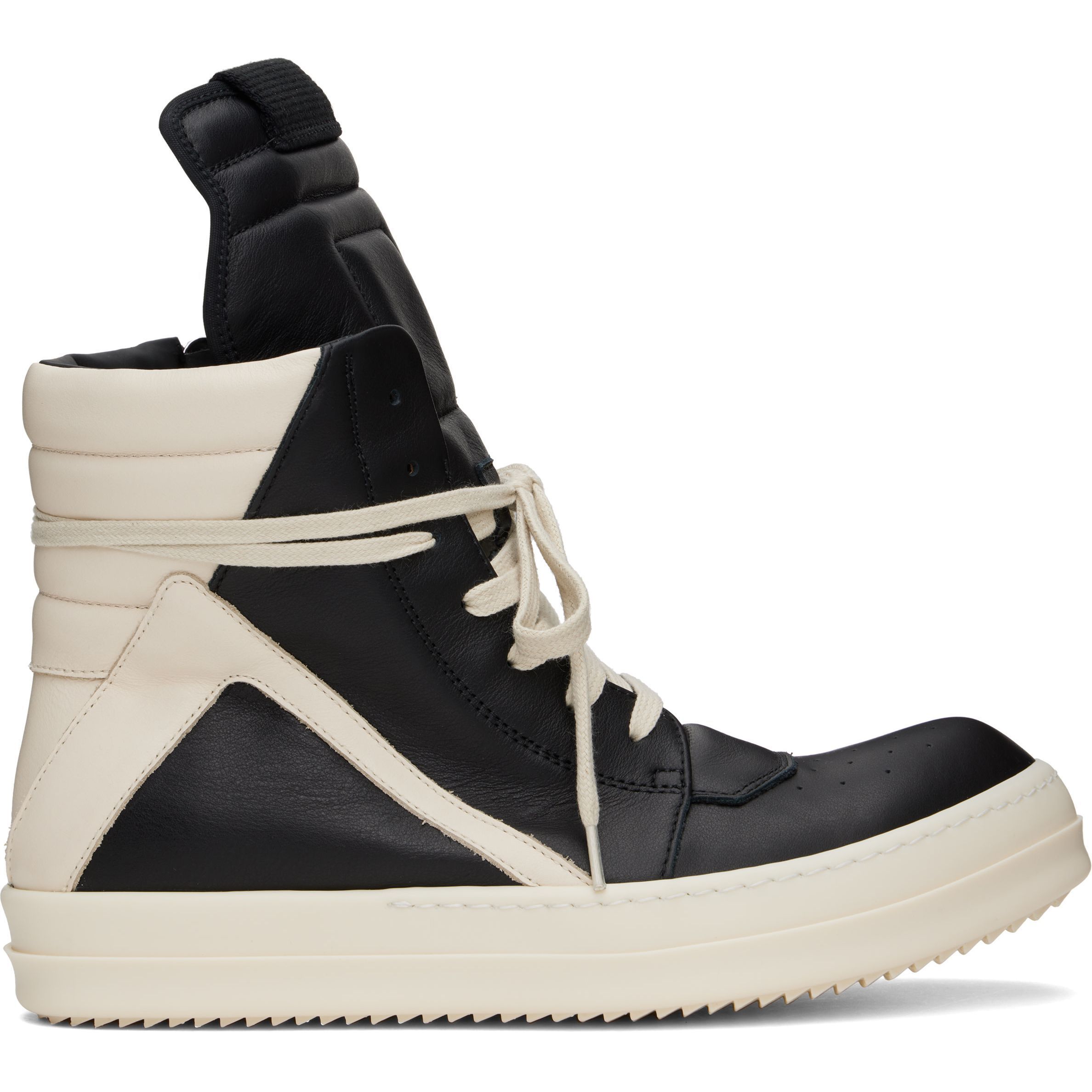 Rick Owens ブラック ハリウッド ジオバスケット スニーカー
