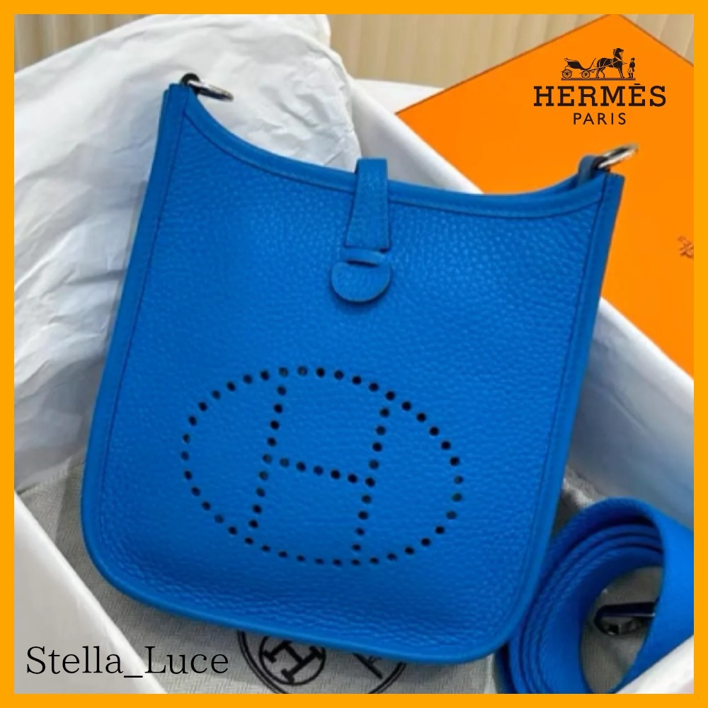 希少☆すぐ届く HERMES エヴリン アマゾーヌ TPM ブルー 2025