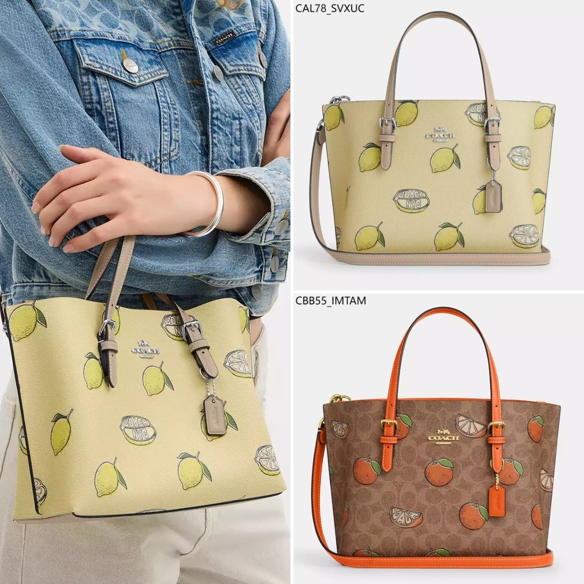 【Coach】Mollie Tote Bag 25 モリー トート バッグ CBB55/CAL78