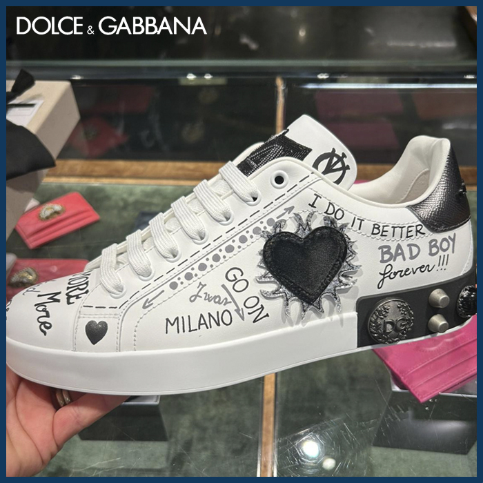 Dolce&Gabbana スニーカー《PORTOFINO》カーフスキン 直営店