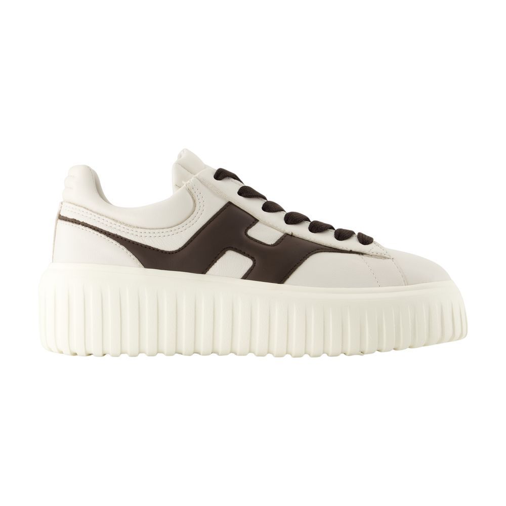 スニーカー H Stripes Sneakers - Hogan - Leather - White