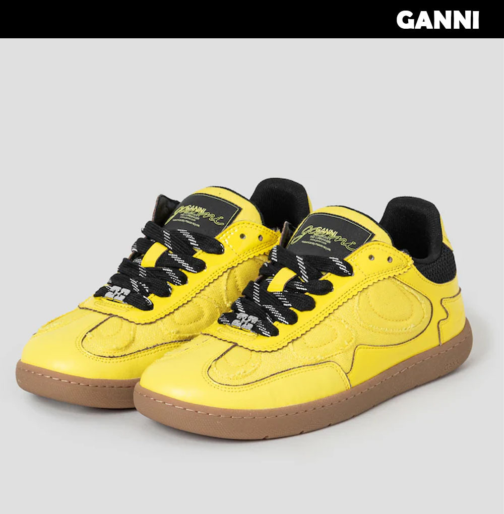Ganni■08 Canvas Raw Edge - Yellow