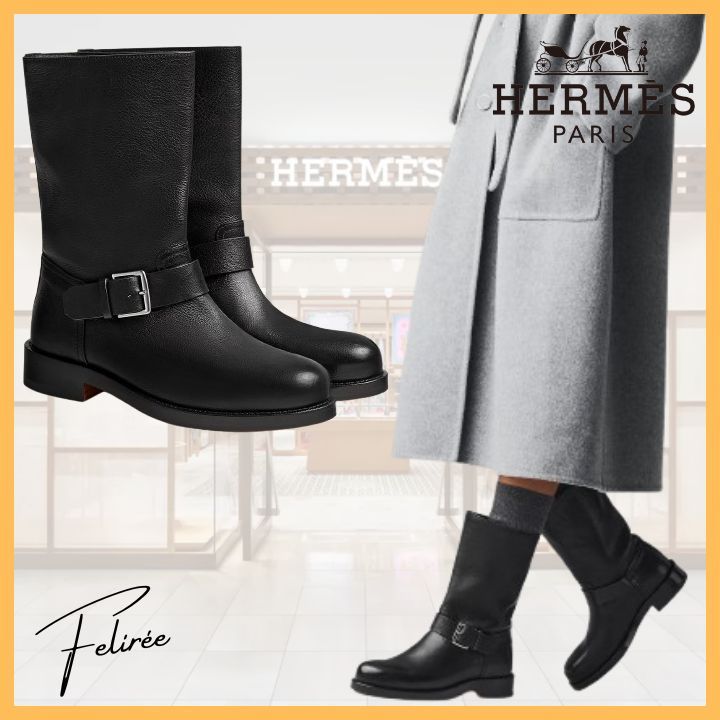 《足元に名品。》HERMES Leo アンクルブーツ