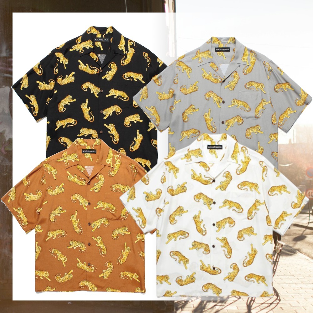 WACKO MARIA × TIM LEHI アロハシャツ TYPE-8 和柄 レーヨン