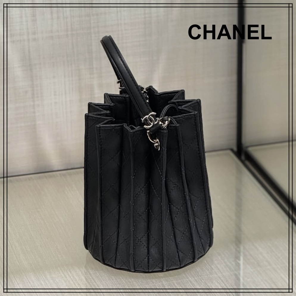可愛い【CHANEL】ミニバケットバッグ ショルダーバッグ