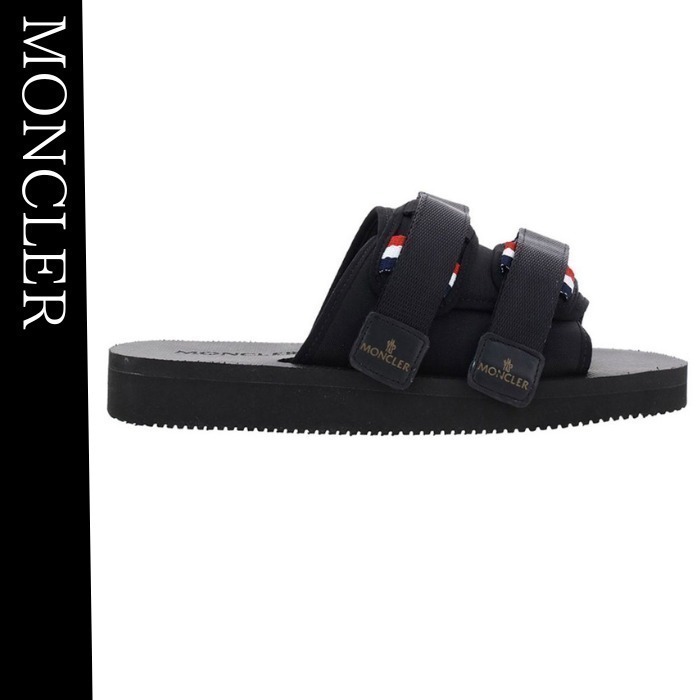 関税込★VIP価格【MONCLER】スライドワーク サンダル