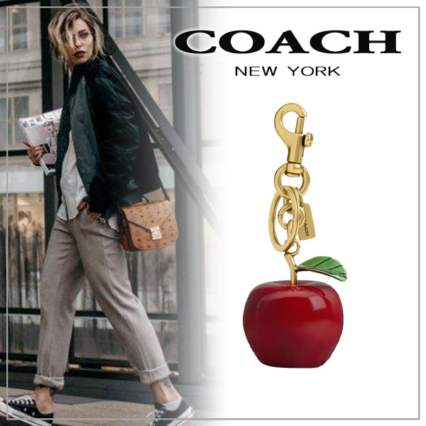 【COACH】コーチ スモール アップル バッグ チャーム