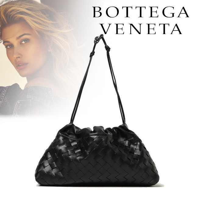 正規店買付【BOTTEGA VENETA】ブラック ショルダーバッグ