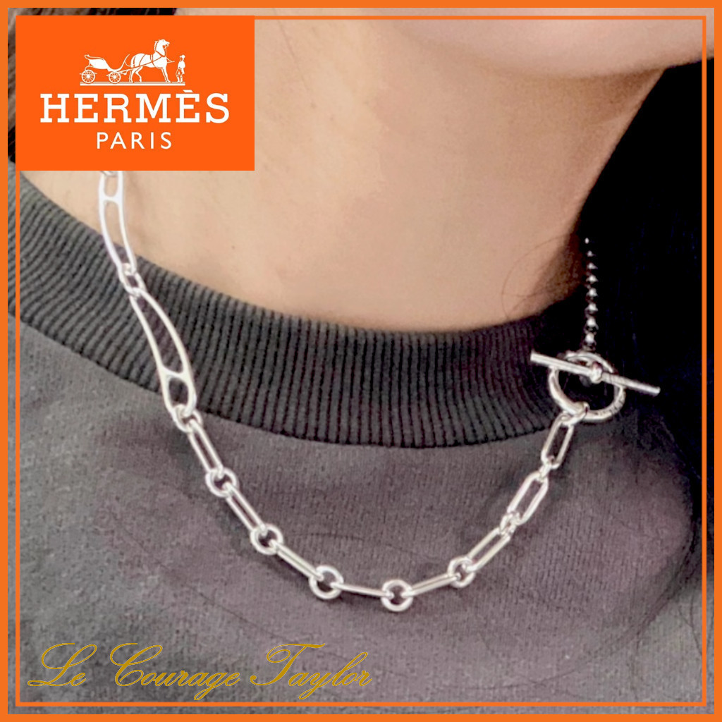 希少♪【HERMES】 シェーヌダンクル パンク ネックレス