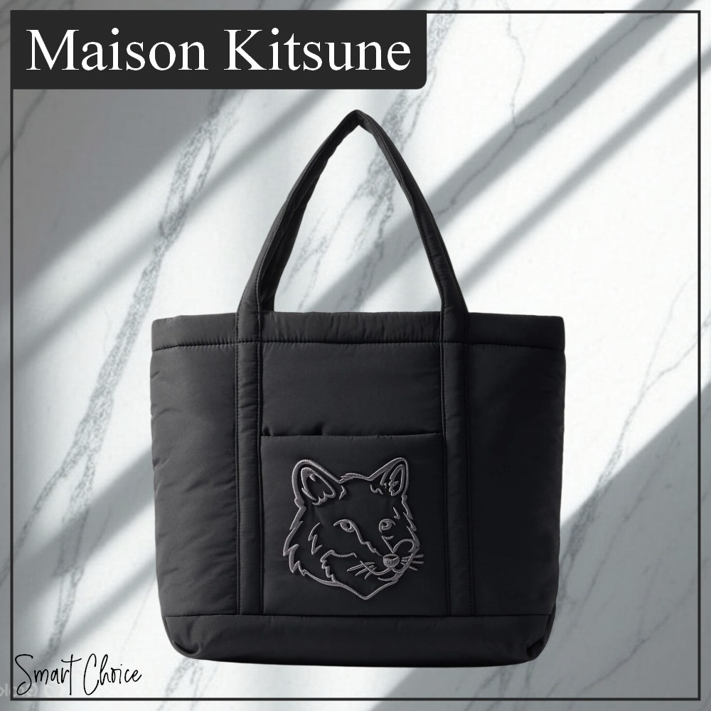 【Maison Kitsune】FOX HEAD ユニセックス トートバッグ