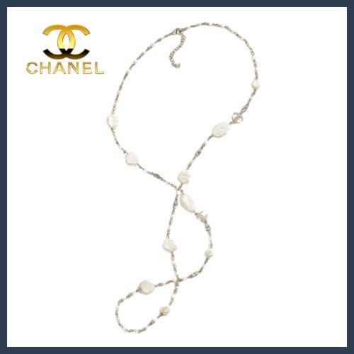 【上品パール♪】CHANEL ロングネックレス