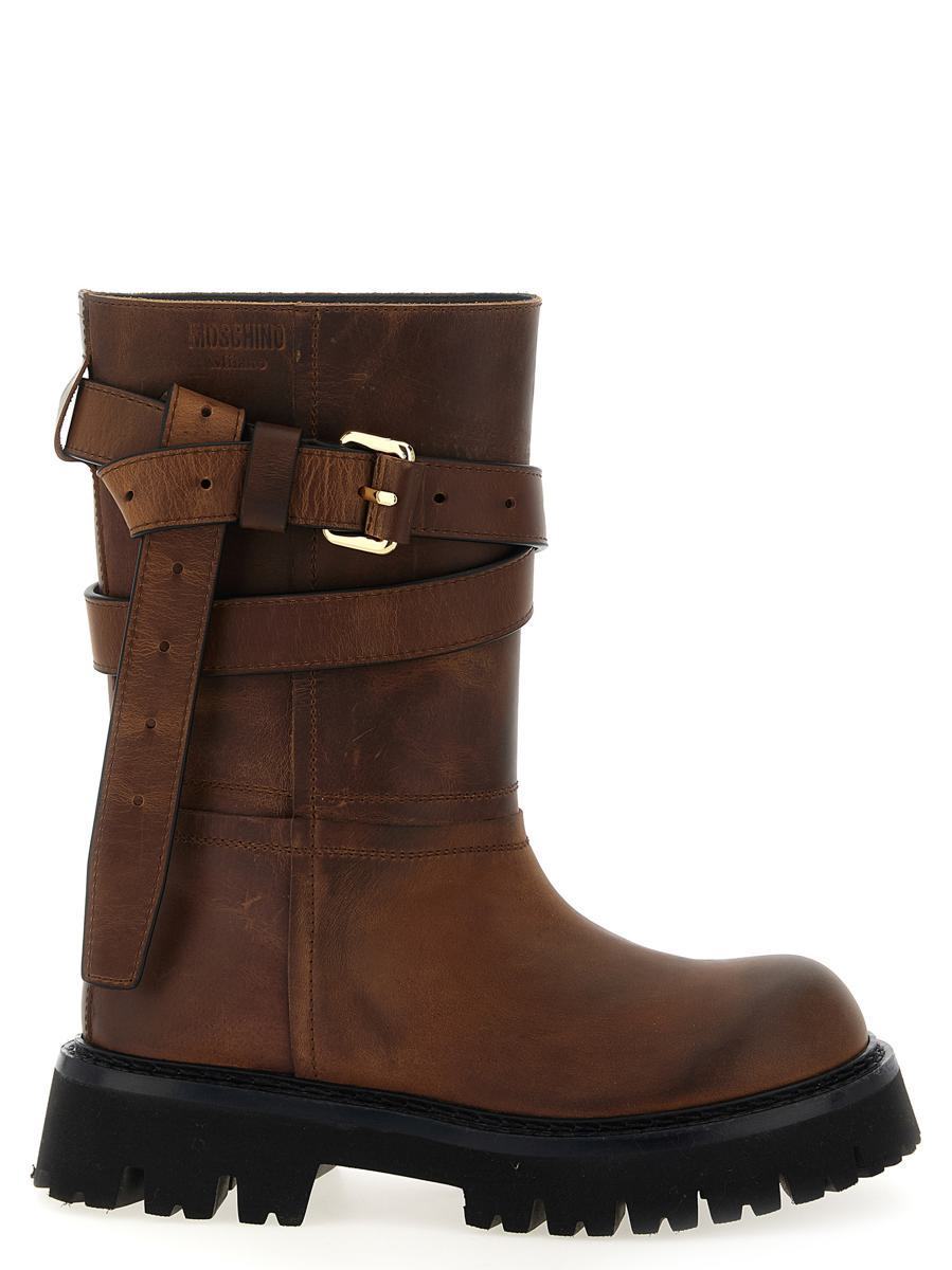 【関税＆送料込み】Moschino 'Brick' Boots