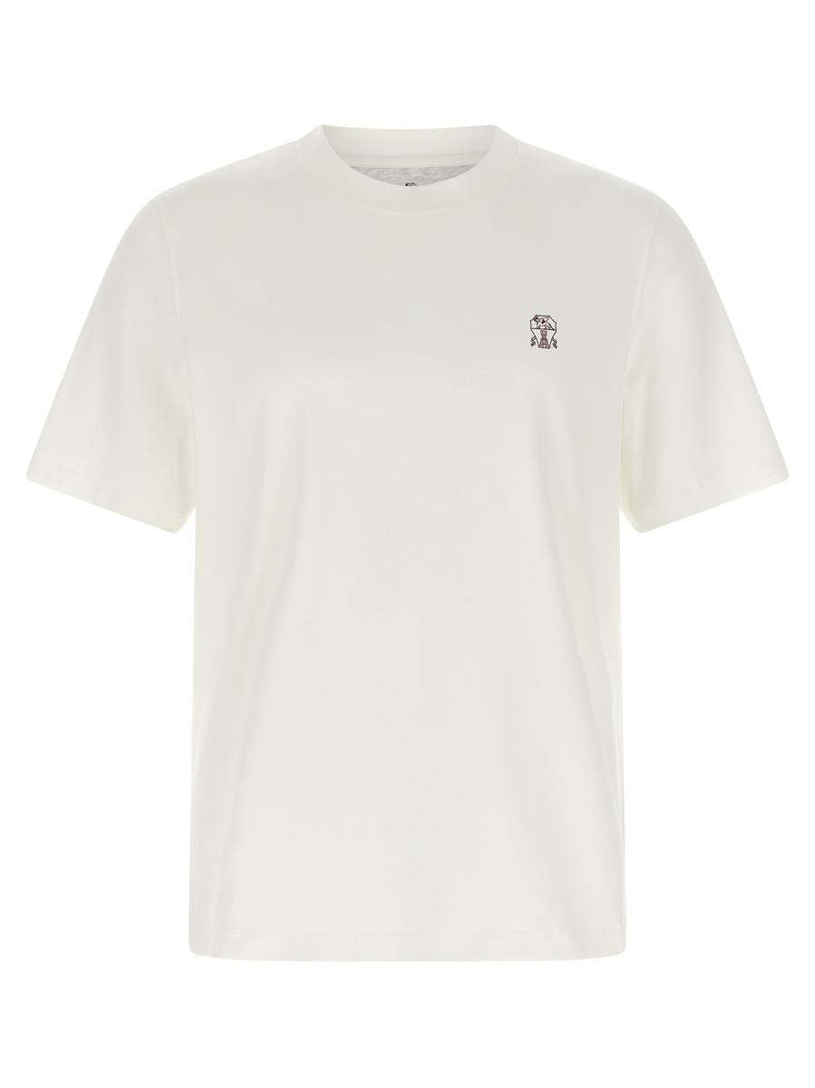 【関税＆送料込み】Brunello Cucinelli Logo Print T-Shirt