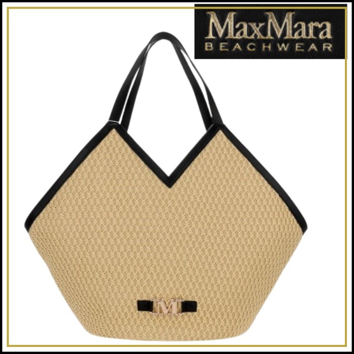 お早めに！◆Max Mara◆LUIGIBEACH トート かごバッグ